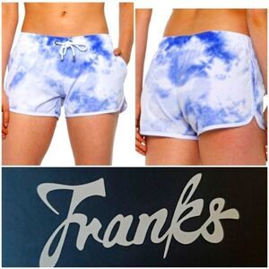 Franks Women's purple TieDye Classic Swim Short XL